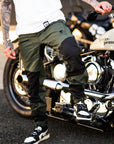BOBHEAD Casual Cargo Combats Black / Green
