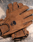 Motorcycle Glove Protective Leather Musket Brown