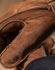 Motorcycle Glove Protective Leather Musket Brown