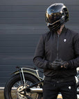 Motorcycle Jacket Protective Textile Rascal Bomber Black | Armored AAA