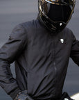 Motorcycle Jacket Protective Textile Rascal Bomber Black | Armored AAA