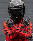 Motorcycle Protective Shirt Lumberjack X | Armored AAA