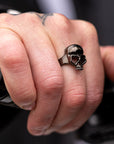 BOBHEAD Black Skull Ring