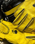Motorcycle Glove Protective Shifter Leather Yellow