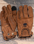 Motorcycle Glove Protective Leather Musket Brown