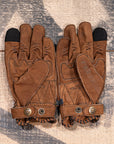 Motorcycle Glove Protective Leather Musket Brown