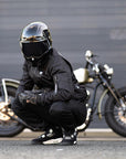 Motorcycle Jacket Protective Textile Rascal Bomber Black | Armored AAA